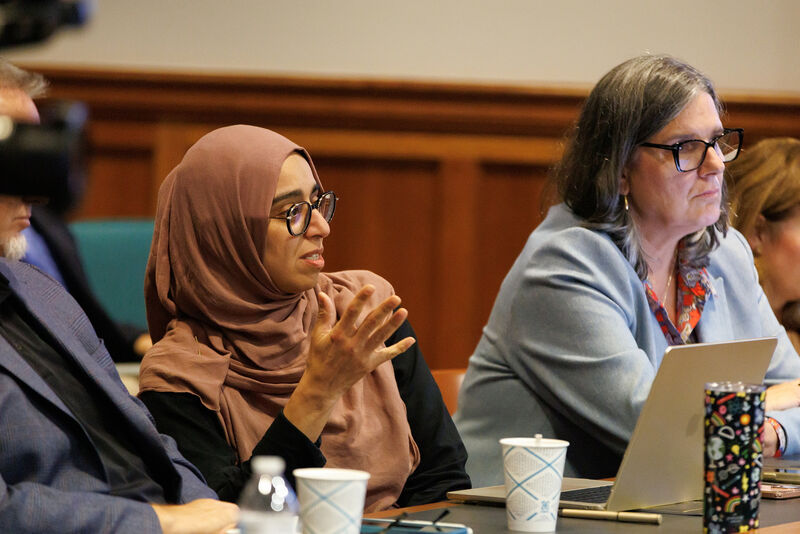 Dr Shaza Khan at the Council for American Private Education biannual meeting in Washington DC