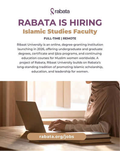 Rabata Islamic Studies Faculty Hiring